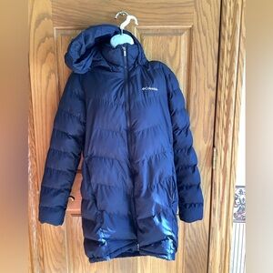 Columbia Coat.  Navy blue, size Small